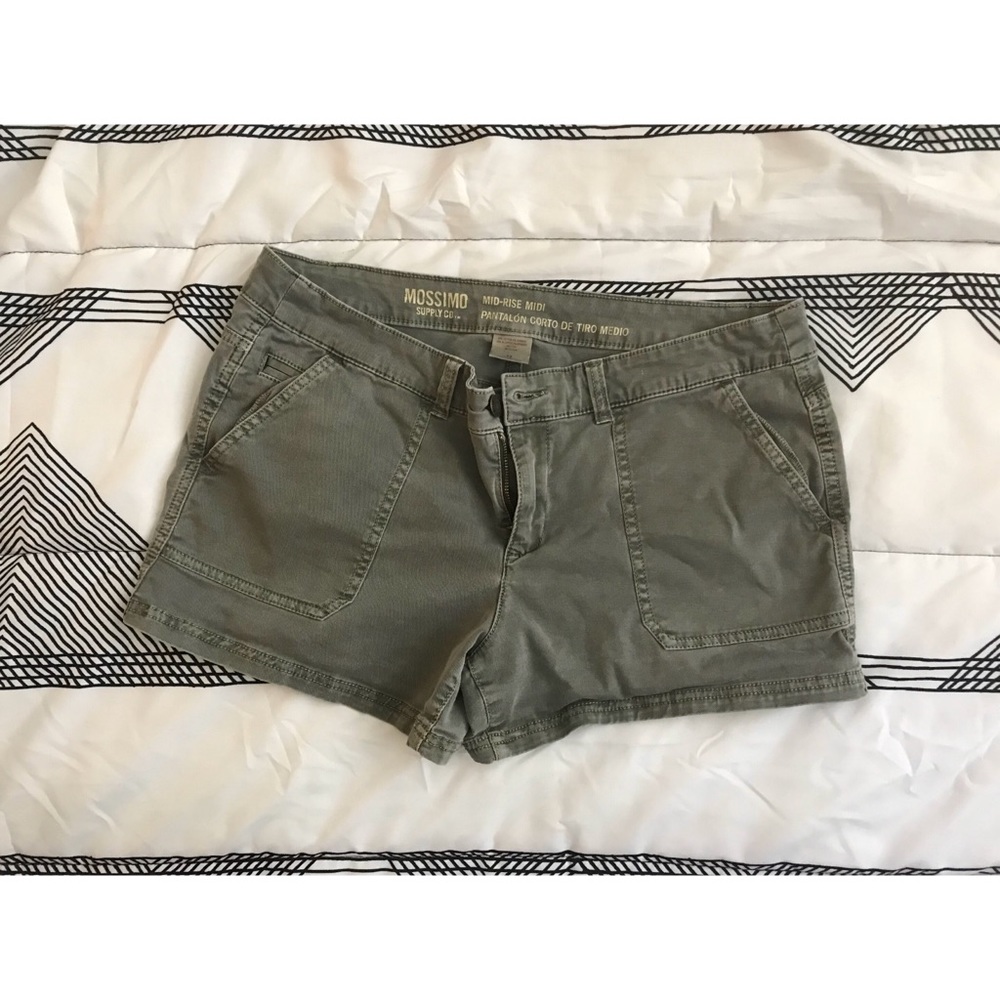 Mission Mid-Rise Olive Shorts